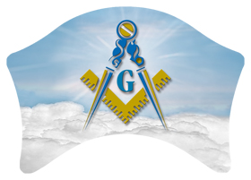 DABAN-370-BL Masonic Lodge Clouds Blue